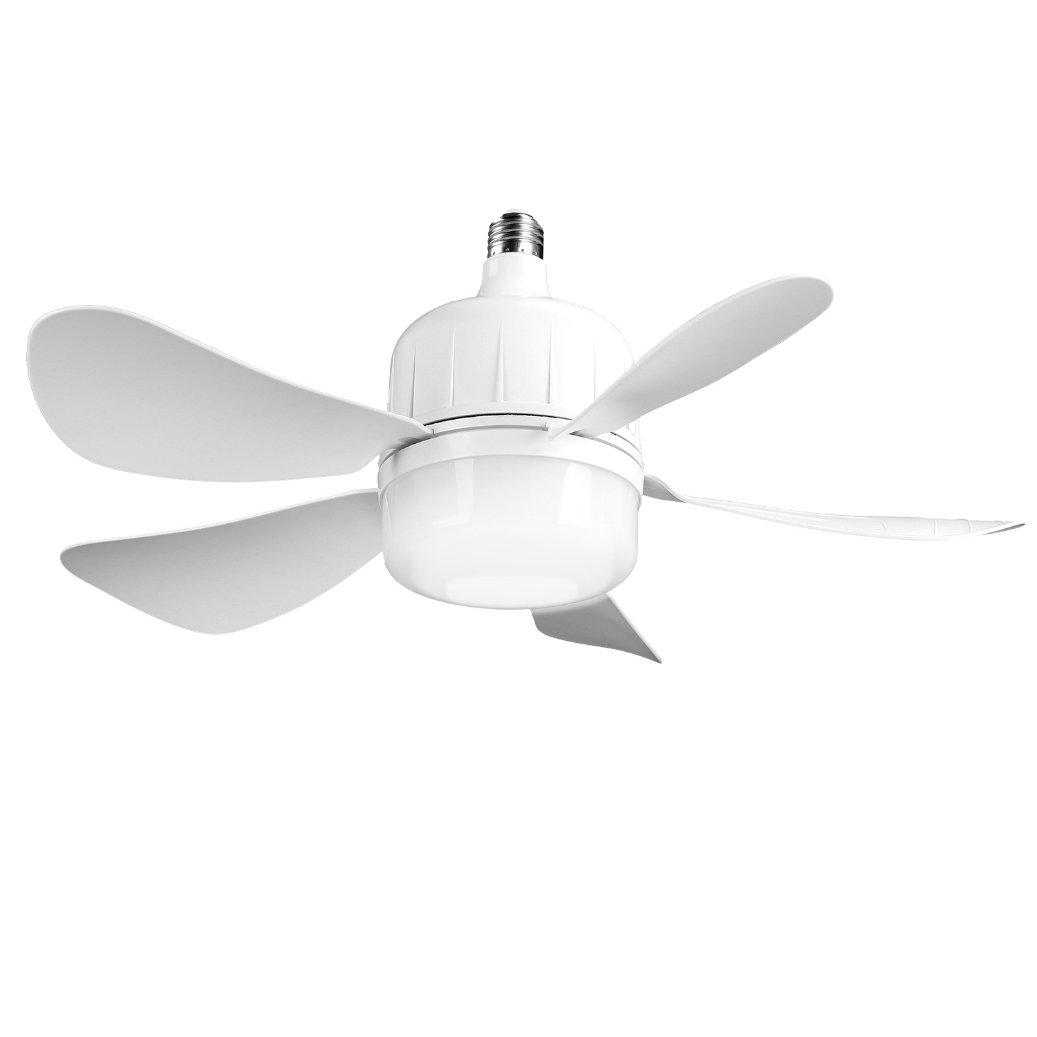 1Pc Socket Fan Light 12W Ceiling Fan With Lights Dimmable LED Ceiling Fan With 3 Fan Speed Stepless Brightness And Color Temperature Smart Timer Remote Control - Image 7
