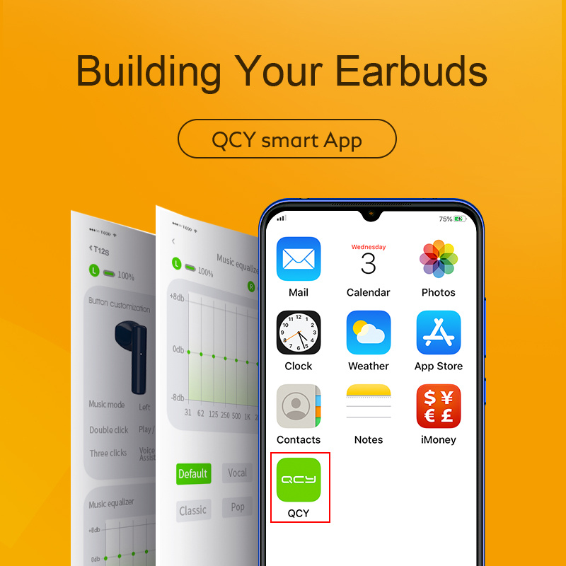 Wireless Bluetooth Headset Binaural Semi-in-ear Sports Running - Image 6