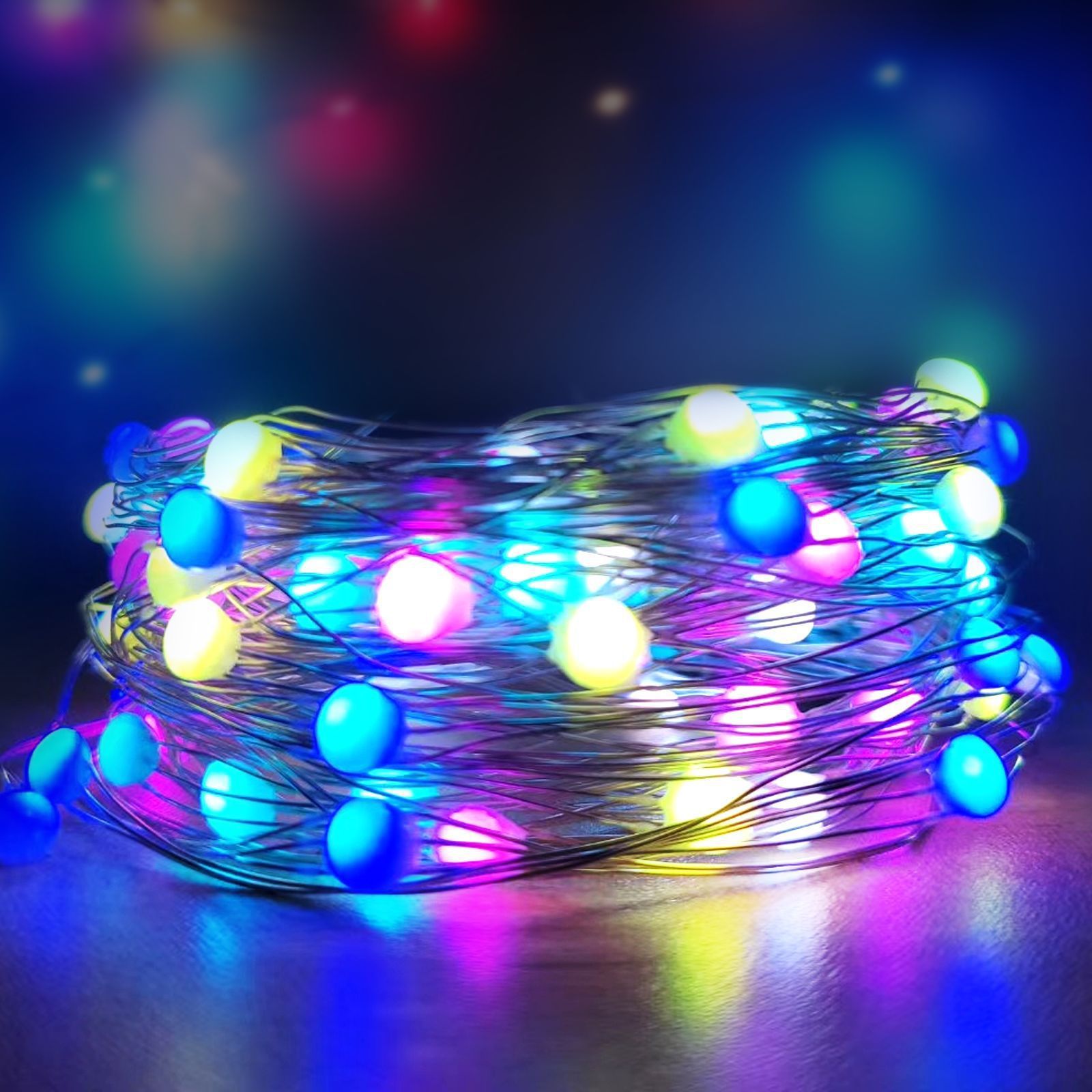 Smart LED String Lights Dancing With Music Sync Dreamcolor Fairy Lamp Garland For Home Christmas New Year's Decor Lighting - Image 2