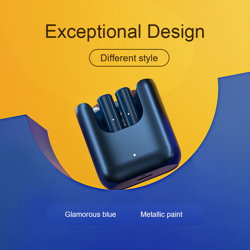 Wireless Bluetooth Headset Binaural Semi-in-ear Sports Running - Image 5