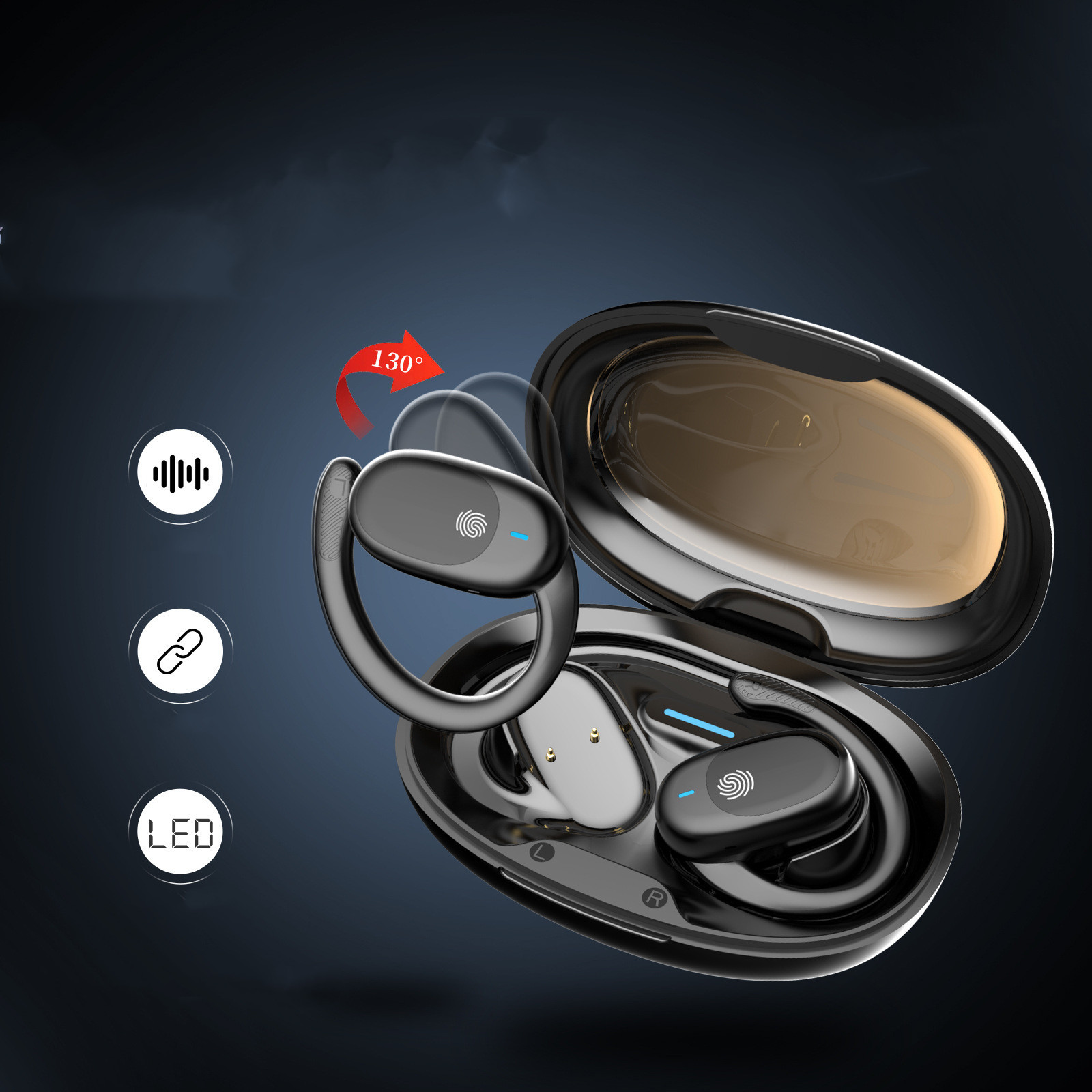 Non In-ear Air Conduction Bluetooth Headset