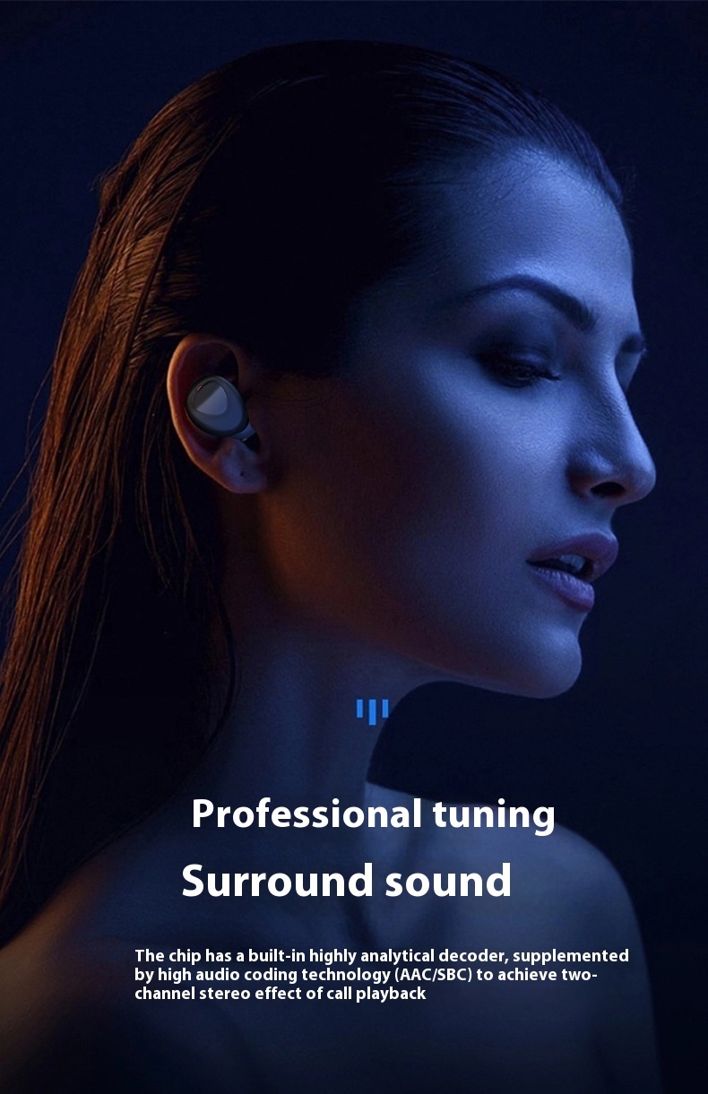 Bluetooth TWS Sports Mini Wireless Headset - Image 8