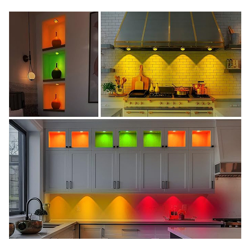 3 Pcs Motion Sensor Lights Indoor, Under Cabinet Light Rechargeable, Wireless LED Closet Lights Night Light - Image 10
