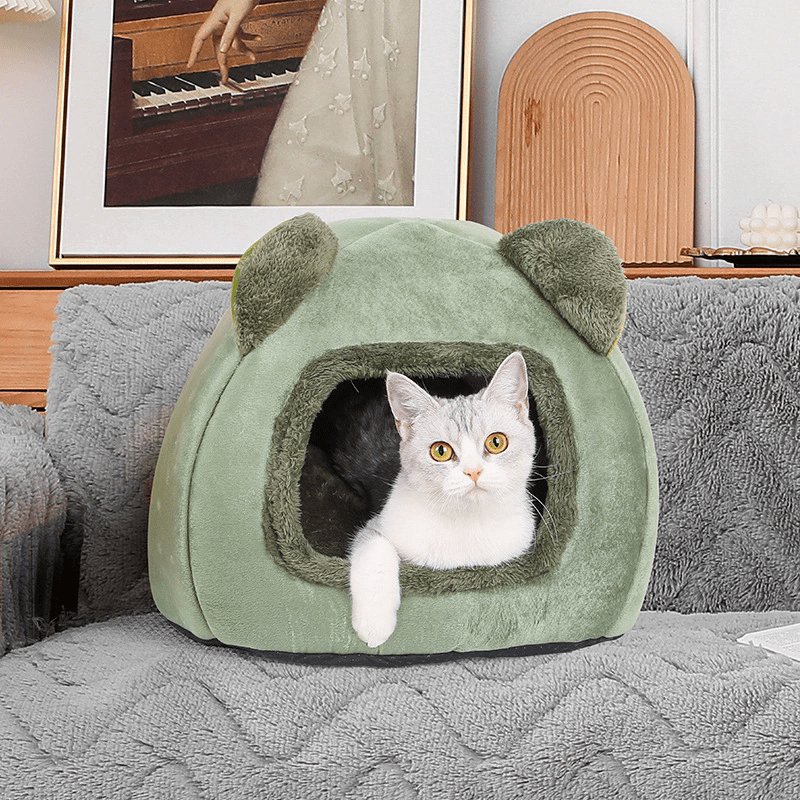 Foldable Pet House Kennel Bed – Cozy Cave Pet Mat for Small & Medium Dogs & Cats - Image 4